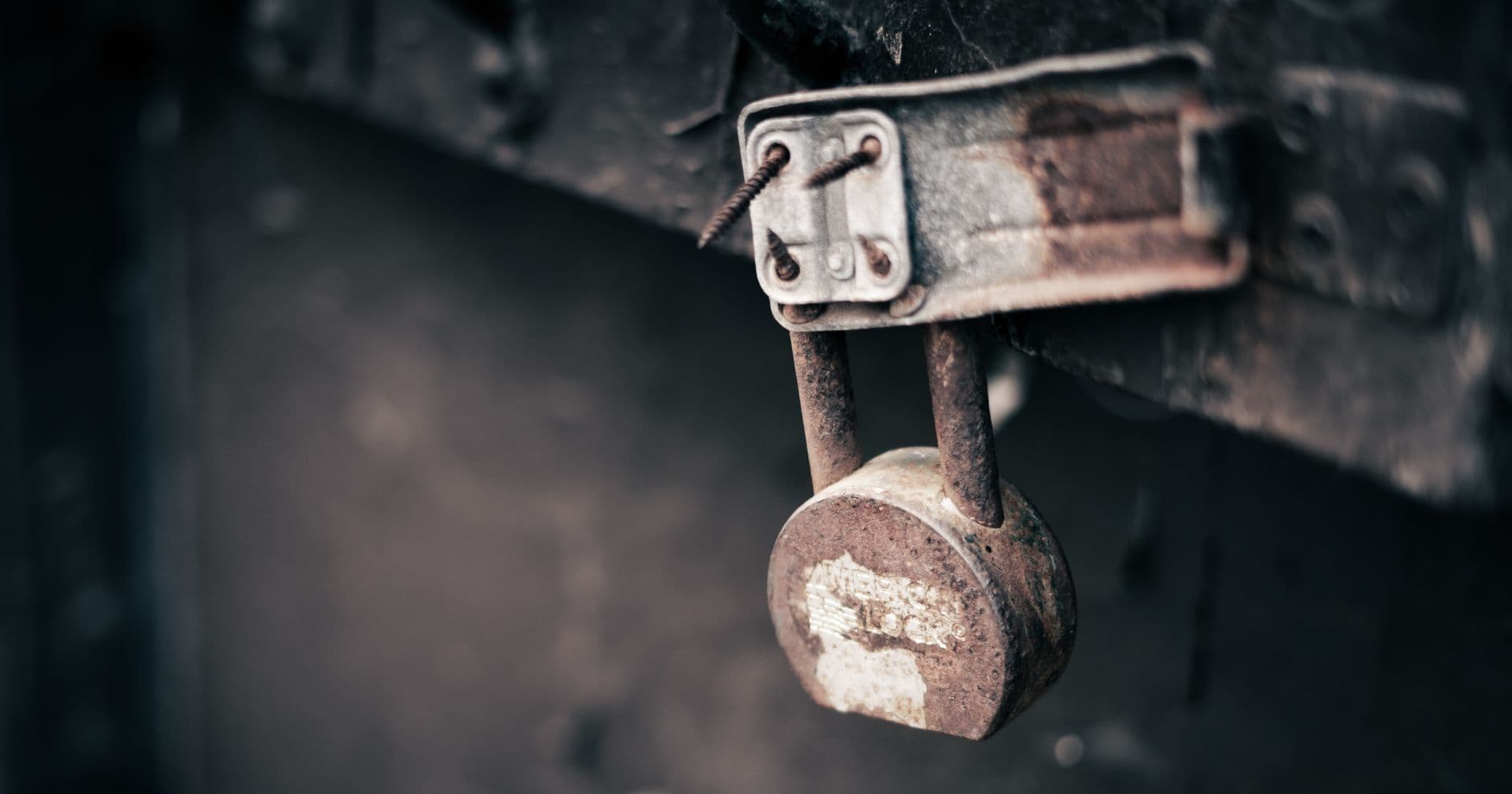 A single broken padlock among secure locks — like insecure HTTP resources loaded on an HTTPS page